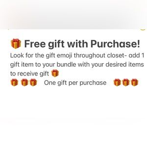 🎁 Free Gift with Purchase! 🎁